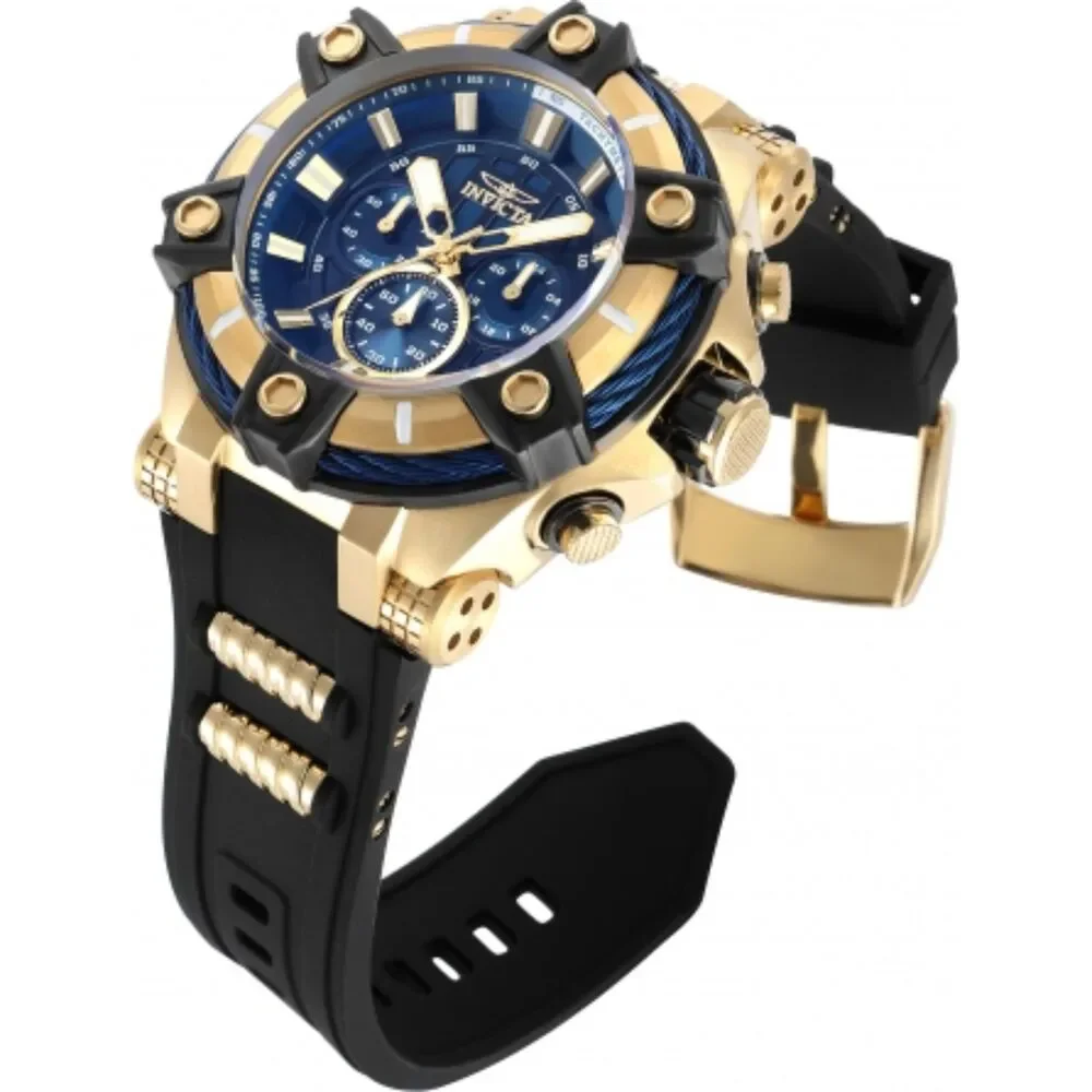 Invicta Bolt 39187 Chronograph 52mm Gold Blue Men’s Watch